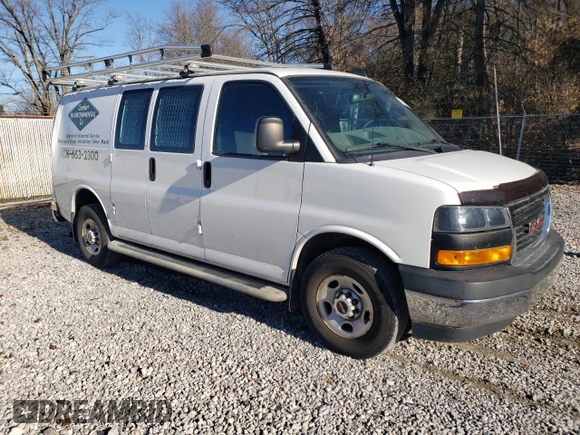 2019 GMC Savana Cargo z VIN 1GTW7AFG6K1294520, wystawiony jako Copart lot #83498774 z przebiegiem 145 685 mil mil oraz Szkoda całkowita • Salvage title. Historia ofert i sprzedaży dostępna na DreamBid. Obrazek 4.