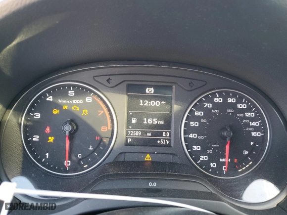 2015 Audi A3 1.8T Premium with VIN WAUACGFF3F1114378, listed as a Copart auction lot 87091034 with 72,589 mi miles and Salvage Title. Bid and sale history available at carsss.com. Image 9.