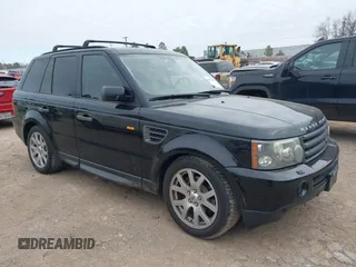 2008 Land Rover Range Rover Sport HSE with VIN SALSK25418A125999, listed as a IAAI auction lot 41357610 with 114,321 mi miles. Bid and sale history available at carsss.com. Image 1.