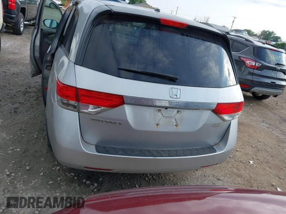 2014 Honda Odyssey EX-L with VIN 5FNRL5H62EB101392, listed as a IAAI auction lot 42689945 with 289,242 mi miles and . Bid and sale history available at DreamBid. Image 16.