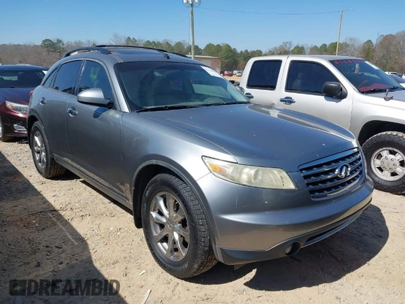 2007 Infiniti FX35 with VIN JNRAS08W47X209623, listed as a IAAI auction lot 41784962 with 196,589 mi miles. Bid and sale history available at carsss.com. Image 1.