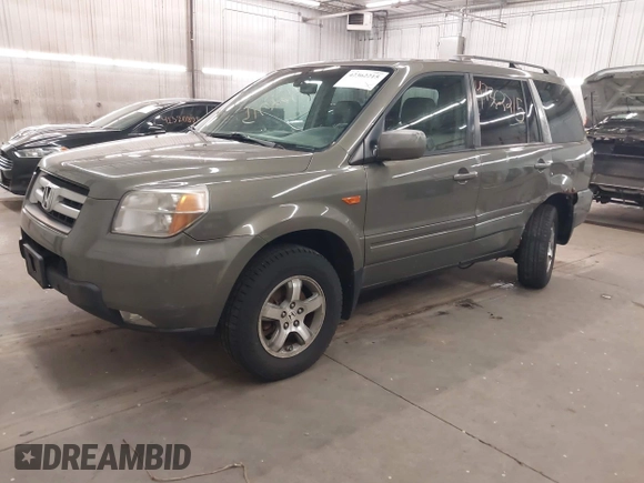 2007 Honda Pilot EX-L z VIN 2HKYF185X7H505077, wystawiony jako IAAI lot #42362215 z przebiegiem 174 592 mil mil oraz . Historia ofert i sprzedaży dostępna na DreamBid. Obrazek 2.