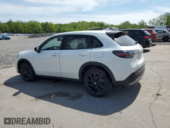 2024 Honda HR-V Sport with VIN 3CZRZ2H58RM736505, listed as a Copart auction lot 56490425 with 13,256 mi miles and Salvage title. Bid and sale history available at DreamBid. Image 2.