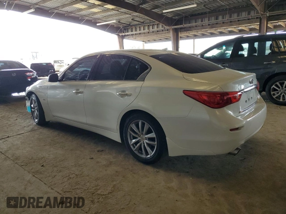 2016 Infiniti Q50 3.0t Premium with VIN JN1EV7AP6GM300482, listed as a Copart auction lot 49346165 with 60,743 mi miles and Salvage Title. Bid and sale history available at carsss.com. Image 2.