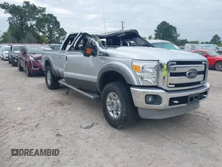 2012 Ford Super Duty F-250 SRW XL with VIN 1FT7W2B63CEA95428, listed as a IAAI auction lot 42040315 with 186,595 mi miles. Bid and sale history available at carsss.com. Image 1.