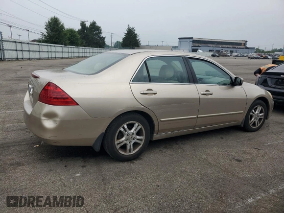 2007 Honda Accord EX с VIN 1HGCM56747A001953, выставлен на аукционе Copart как лот 59899005 с пробегом 157 143 миль миль и Чистый • Clean title. История ставок и продаж доступна на DreamBid. Изображение 3.