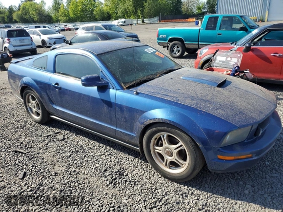 2007 Ford Mustang Deluxe with VIN 1ZVFT80N875234831, listed as a Copart auction lot 55525965 with 149,416 mi miles and Clean Title. Bid and sale history available at carsss.com. Image 4.