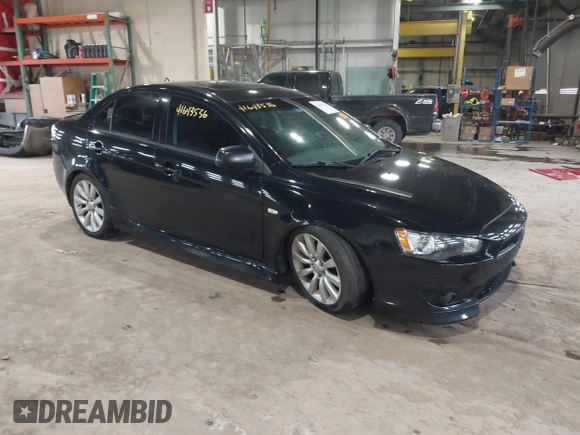 2011 Mitsubishi Lancer GTS with VIN JA32U8FW7BU034390, listed as a IAAI auction lot 41643536 with 130,319 mi miles and . Bid and sale history available at carsss.com. Image 1.