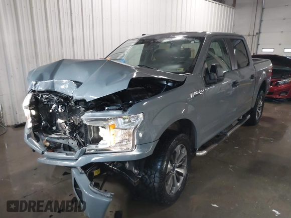 2019 Ford F-150 XL with VIN 1FTEW1EP4KKE93155, listed as a IAAI auction lot 41319964 with 105,248 mi miles. Bid and sale history available at carsss.com. Image 18.