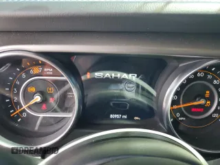 2020 Jeep Wrangler Unlimited Sahara with VIN 1C4HJXEN0LW161222, listed as a Copart auction lot 63681485 with 80,957 mi miles and Salvage title. Bid and sale history available at DreamBid. Image 9.