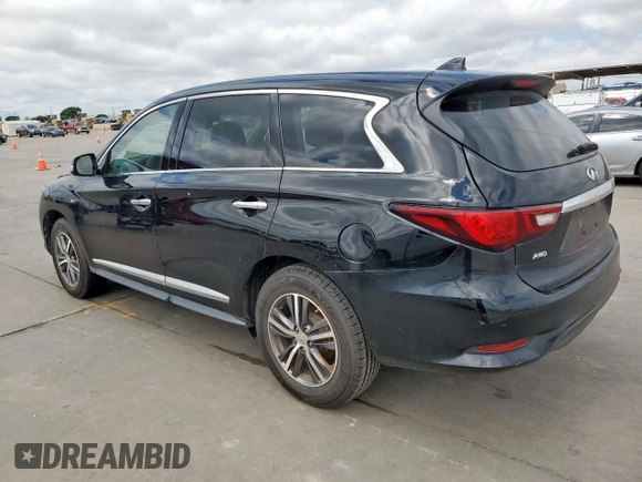 2019 Infiniti QX60 Pure with VIN 5N1DL0MM5KC521508, listed as a Copart auction lot 62563265 with 136,331 mi miles and Clean title. Bid and sale history available at DreamBid. Image 2.