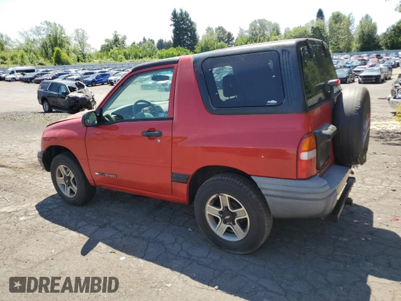 2002 Chevrolet Tracker with VIN 2CNBJ18C126919389, listed as a Copart auction lot 59916845 with Not provided miles and Salvage title. Bid and sale history available at DreamBid. Image 2.
