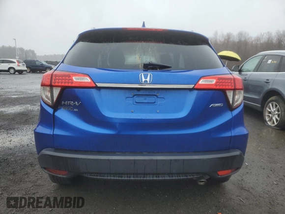2021 Honda HR-V EX with VIN 3CZRU6H57MM738986, listed as a Copart auction lot 51805665 with 40,552 mi miles and Clean Title. Bid and sale history available at carsss.com. Image 6.