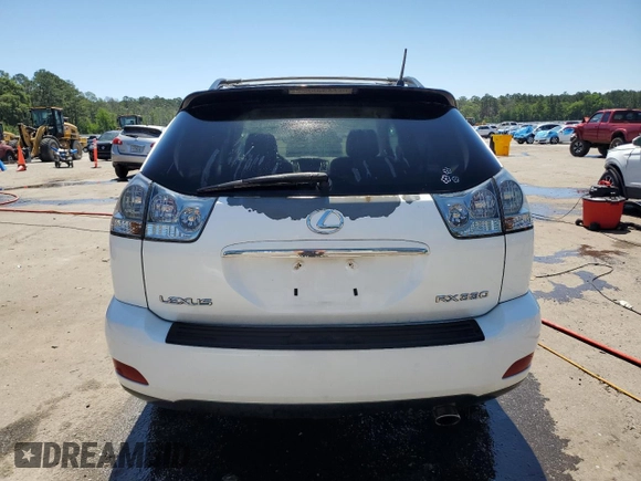 2005 Lexus RX 330 with VIN 2T2GA31U75C022360, listed as a Copart auction lot 57578855 with 196,123 mi miles and Salvage title. Bid and sale history available at DreamBid. Image 6.