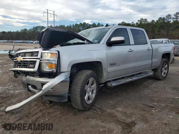 2015 Chevrolet Silverado 1500 LT with VIN 3GCUKREC9FG454013, listed as a Copart auction lot 43319665 with Not Provided miles and Salvage Title. Bid and sale history available at DreamBid. Image 1.