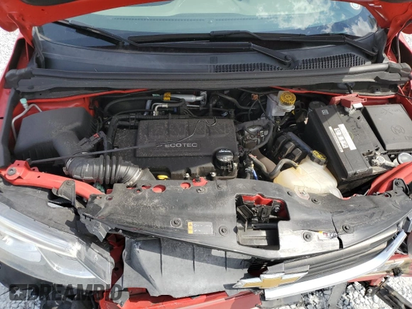 2020 Chevrolet Sonic LT with VIN 1G1JD5SB5L4141043, listed as a Copart auction lot 58984375 with 16,105 mi miles and Non repairable. Bid and sale history available at DreamBid. Image 11.