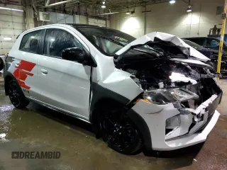 2023 Mitsubishi Mirage Black Edition with VIN ML32AWHJ3PH006444, listed as a Copart auction lot 42985065 with 15,858 mi miles and Clean title. Bid and sale history available at DreamBid. Image 4.