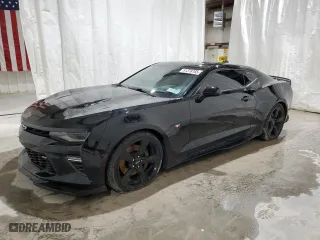 2017 Chevrolet Camaro 2SS with VIN 1G1FG1R71H0176989, listed as a Copart auction lot 51378765 with 66,300 mi miles and Salvage Title. Bid and sale history available at carsss.com. Image 1.