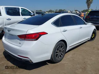 2018 Genesis G80 3.8L z VIN KMHGN4JE1JU225986, wystawiony jako IAAI lot #39921592 z przebiegiem 30 509 mil mil oraz . Historia ofert i sprzedaży dostępna na DreamBid. Obrazek 4.