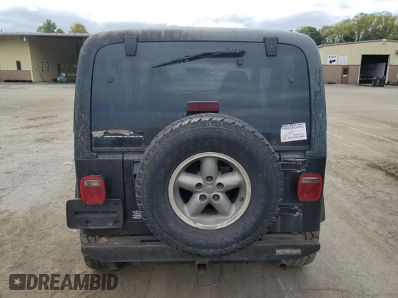 1997 Jeep Wrangler SE with VIN 1J4FY29P4VP486190, listed as a Copart auction lot 72914794 with 125,406 mi miles and Clean Title. Bid and sale history available at carsss.com. Image 6.
