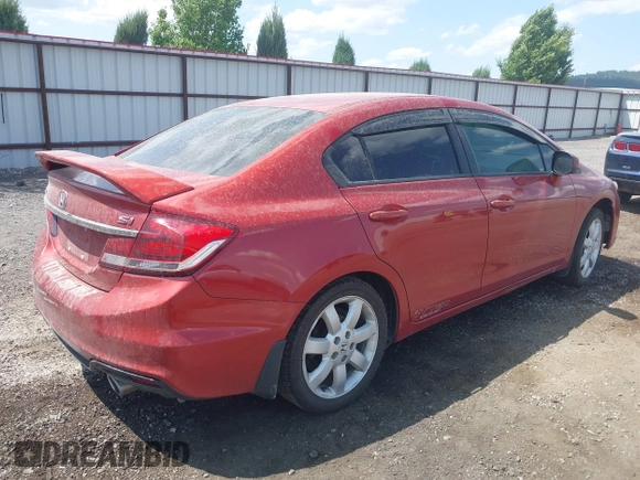 2013 Honda Civic Si with VIN 2HGFB6E58DH701335, listed as a IAAI auction lot 42497447 with 164,724 mi miles and . Bid and sale history available at DreamBid. Image 4.