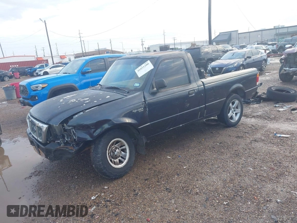 1999 Ford Ranger XL with VIN 1FTYR10C8XUB53687, listed as a IAAI auction lot 41855200 with 258,421 mi miles. Bid and sale history available at carsss.com. Image 18.