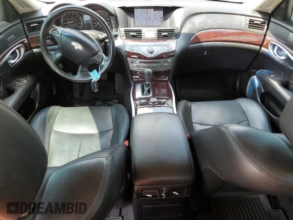 2011 Infiniti M with VIN JN1BY1AP8BM325853, listed as a Copart auction lot 67599954 with 158,303 mi miles and Salvage Title. Bid and sale history available at DreamBid. Image 8.
