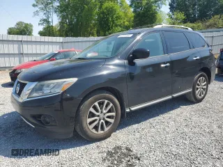 2014 Nissan Pathfinder Platinum with VIN 5N1AR2MM6EC726756, listed as a Copart auction lot 52935495 with 127,187 mi miles and Salvage Title. Bid and sale history available at carsss.com. Image 1.