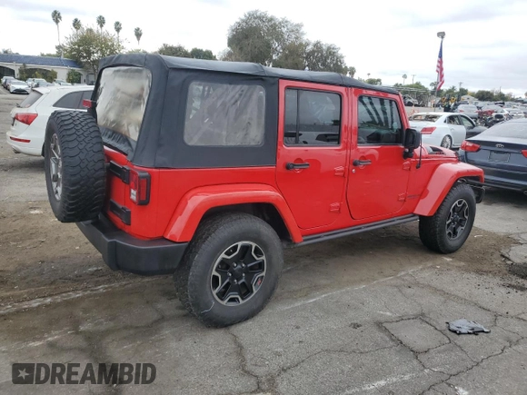 2014 Jeep Wrangler Unlimited Rubicon with VIN 1C4BJWFG1EL232836, listed as a Copart auction lot 82529654 with 106,193 mi miles and Clean Title. Bid and sale history available at carsss.com. Image 3.