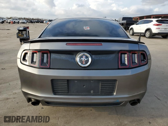 2014 Ford Mustang V6 with VIN 1ZVBP8AM2E5293783, listed as a Copart auction lot 84745474 with Not Provided miles and Salvage Title. Bid and sale history available at carsss.com. Image 6.