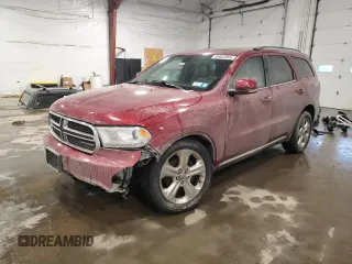 2014 Dodge Durango Limited z VIN 1C4RDJDG1EC978196, wystawiony jako Copart lot #88952065 z przebiegiem 187 341 mil mil oraz Szkody całkowita. Historia ofert i sprzedaży dostępna na DreamBid. Obrazek 1.