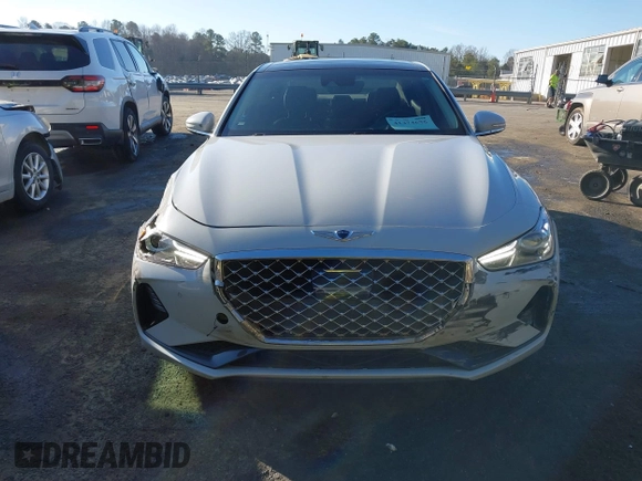 2021 Genesis G70 2.0T with VIN KMTG34LA6MU075190, listed as a IAAI auction lot 41474675 with 72,743 mi miles and . Bid and sale history available at DreamBid. Image 12.