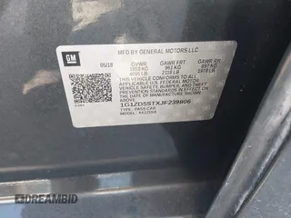 2018 Chevrolet Malibu LT z VIN 1G1ZD5STXJF239806, wystawiony jako IAAI lot #42175966 z przebiegiem 160 282 mil mil oraz . Historia ofert i sprzedaży dostępna na DreamBid. Obrazek 9.