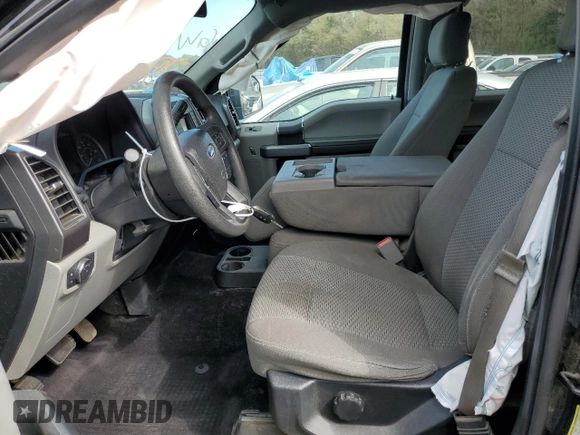 2017 Ford F-150 XL with VIN 1FTEW1EF4HFB11182, listed as a Copart auction lot 50622235 with 155,165 mi miles and Salvage Title. Bid and sale history available at carsss.com. Image 7.