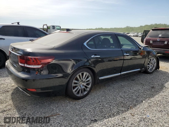 2016 Lexus LS 460 L with VIN JTHGL5EF0G5056502, listed as a Copart auction lot 53759455 with 77,031 mi miles and Salvage title. Bid and sale history available at DreamBid. Image 3.