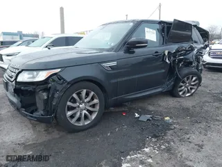 2015 Land Rover Range Rover Sport HSE with VIN SALWR2VFXFA509954, listed as a IAAI auction lot 41377225 with 1 mi miles. Bid and sale history available at carsss.com. Image 16.