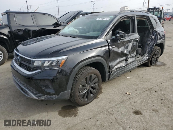 2023 Volkswagen Taos S z VIN 3VVCX7B25PM377853, wystawiony jako Copart lot #56737685 z przebiegiem 9 377 mil mil oraz Szkoda całkowita • Salvage title. Historia ofert i sprzedaży dostępna na DreamBid. Obrazek 1.