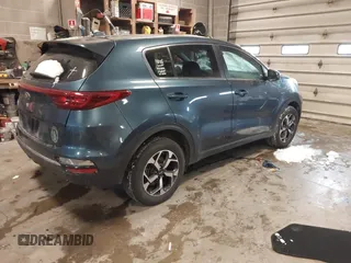 2021 Kia Sportage LX with VIN KNDPMCACXM7861454, listed as a IAAI auction lot 41596043 with 24,205 mi miles and . Bid and sale history available at carsss.com. Image 4.
