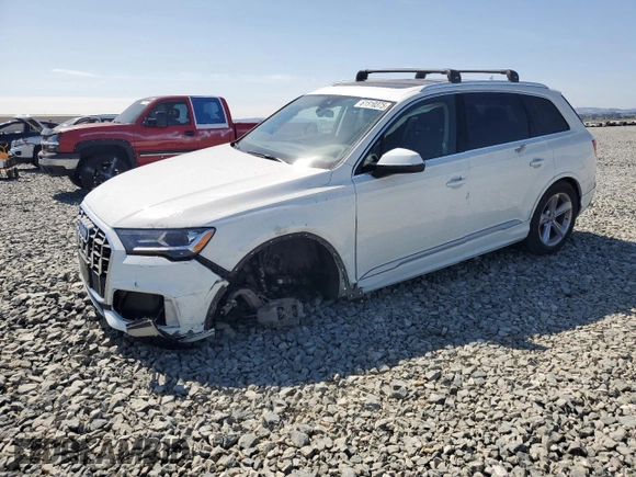 2020 Audi Q7 Premium with VIN WA1AXAF76LD013322, listed as a Copart auction lot 61510375 with 56,215 mi miles and Salvage title. Bid and sale history available at DreamBid. Image 1.