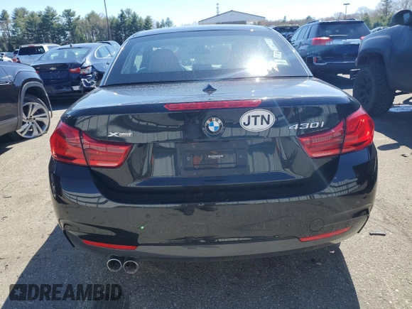 2019 BMW 4 Series 430i xDrive with VIN WBA4Z3C51KEN88803, listed as a Copart auction lot 50422424 with 47,588 mi miles and Salvage title. Bid and sale history available at DreamBid. Image 6.