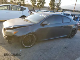 2005 Scion tC with VIN JTKDE177950022722, listed as a Copart auction lot 44757095 with 191,105 mi miles and Salvage Title. Bid and sale history available at carsss.com. Image 1.