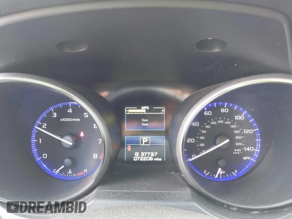 2018 Subaru Outback Premium with VIN 4S4BSACC5J3296238, listed as a IAAI auction lot 42750891 with 72,206 mi miles and . Bid and sale history available at DreamBid. Image 7.