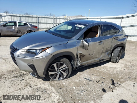 2018 Lexus NX 300 with VIN JTJBARBZ8J2164783, listed as a Copart auction lot 50224135 with 53,729 mi miles and Salvage title. Bid and sale history available at DreamBid. Image 1.
