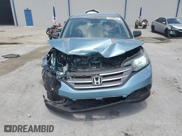 2014 Honda CR-V LX with VIN 2HKRM3H33EH536768, listed as a Copart auction lot 53664535 with 60,474 mi miles and Salvage Title. Bid and sale history available at carsss.com. Image 5.