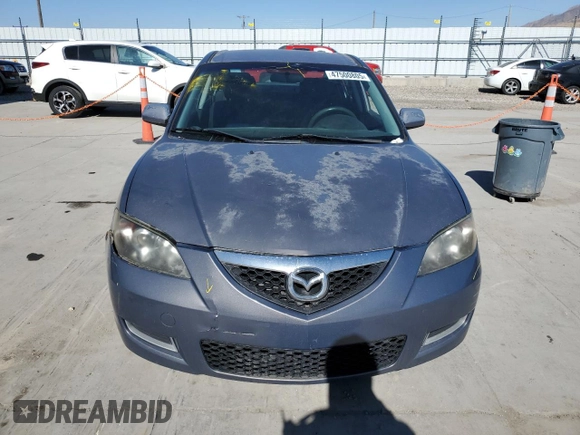 2008 Mazda 3 i Sport with VIN JM1BK12F281101816, listed as a Copart auction lot 47500805 with 288,378 mi miles and Salvage Title. Bid and sale history available at DreamBid. Image 5.