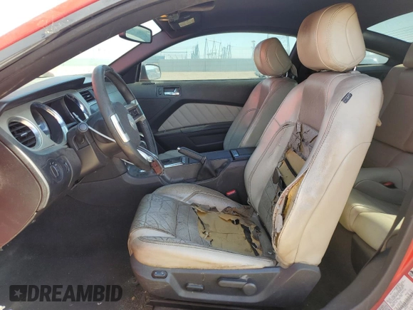2013 Ford Mustang V6 with VIN 1ZVBP8AM5D5227503, listed as a Copart auction lot 61601645 with 155,178 mi miles and Salvage title. Bid and sale history available at DreamBid. Image 7.
