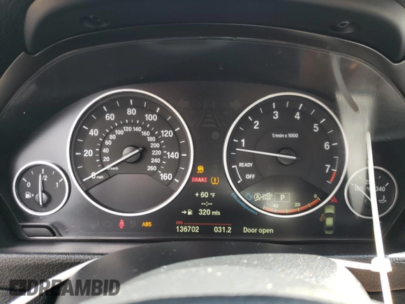 2013 BMW 3 Series 328i with VIN WBA3C1C59DF440610, listed as a Copart auction lot 55068545 with 136,702 mi miles and Salvage Title. Bid and sale history available at carsss.com. Image 9.