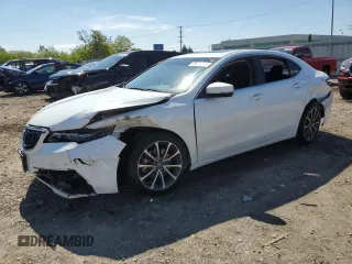 2015 Acura TLX V6 with VIN 19UUB2F38FA010790, listed as a Copart auction lot 58811015 with 73,973 mi miles and Salvage title. Bid and sale history available at DreamBid. Image 1.