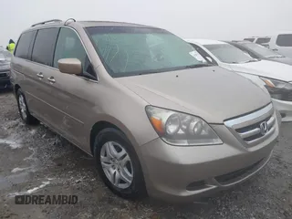 2007 Honda Odyssey EX-L with VIN 5FNRL38707B083040, listed as a IAAI auction lot 41624797 with 256,475 mi miles. Bid and sale history available at carsss.com. Image 1.