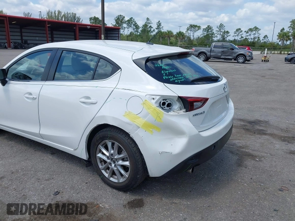 2016 Mazda 3 i Sport with VIN JM1BM1K70G1326608, listed as a IAAI auction lot 42064574 with 34,219 mi miles and . Bid and sale history available at DreamBid. Image 6.
